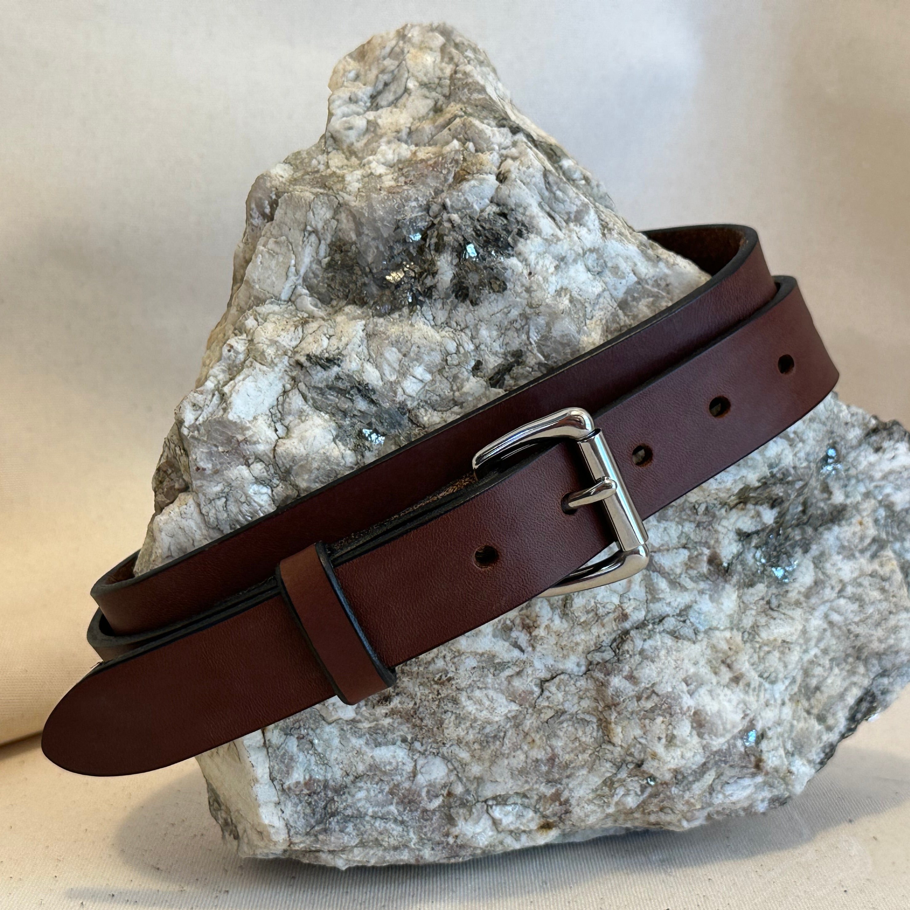 Handmade leather belt sold