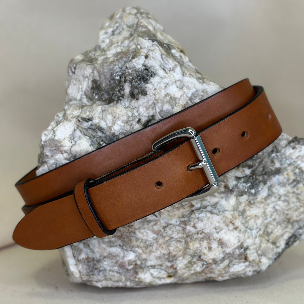 Deals Mens Leather Belt, English Made, Hand Made, Bespoke. 1 1/2