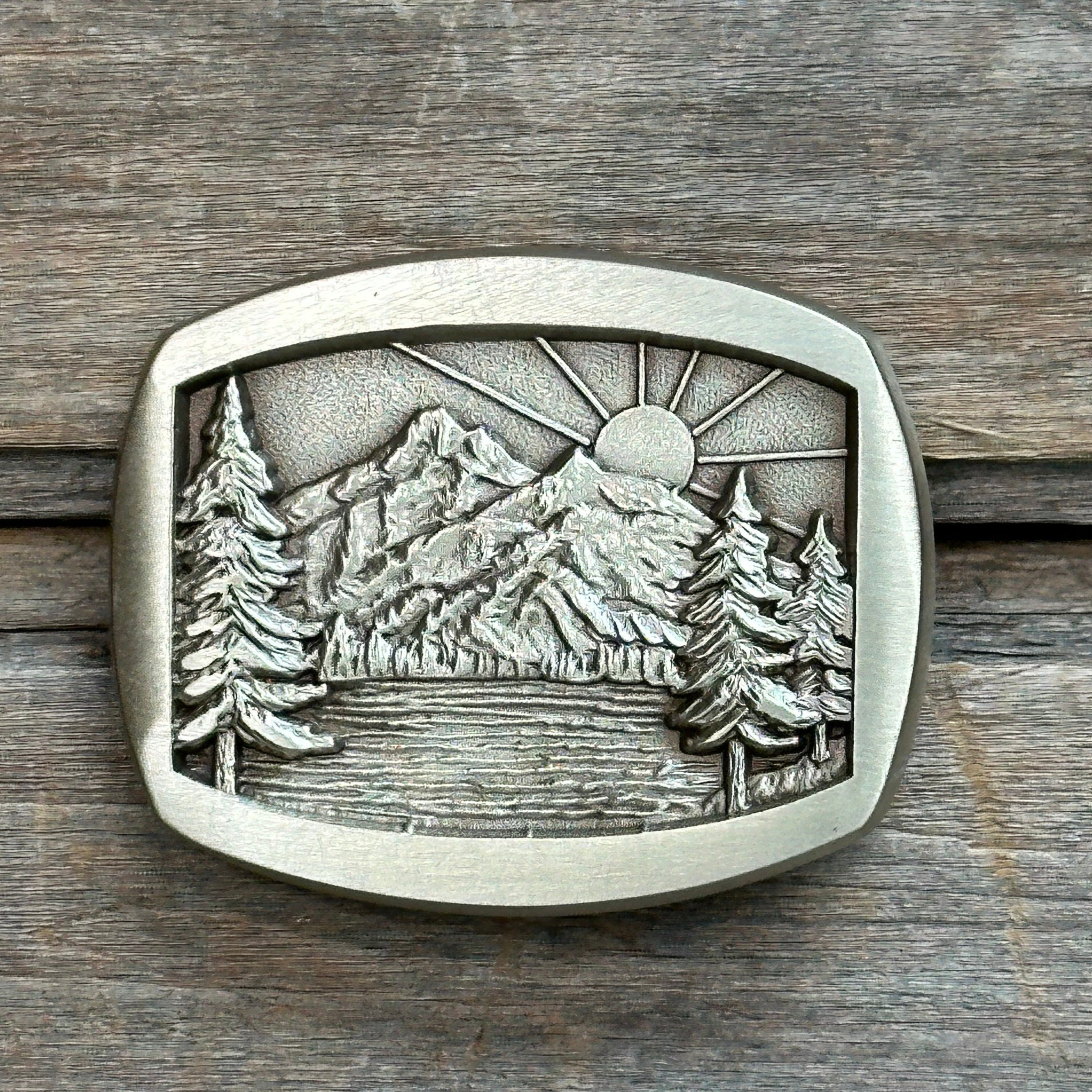 Indiana Metal Craft buy Belt Buckle Smokey Mountains 1986